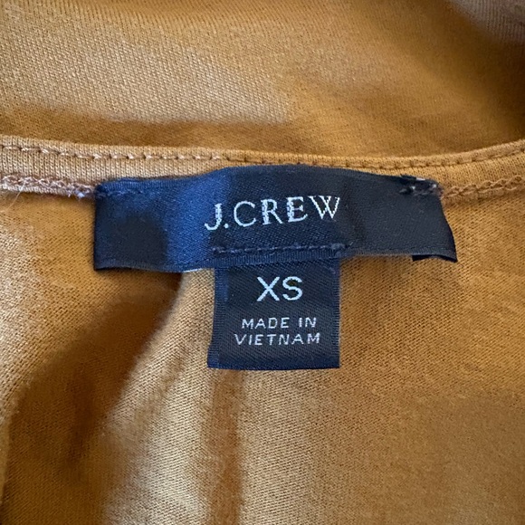 J. Crew Yellow Tie Front Tank Top with Bow Detail - Picture 4 of 5